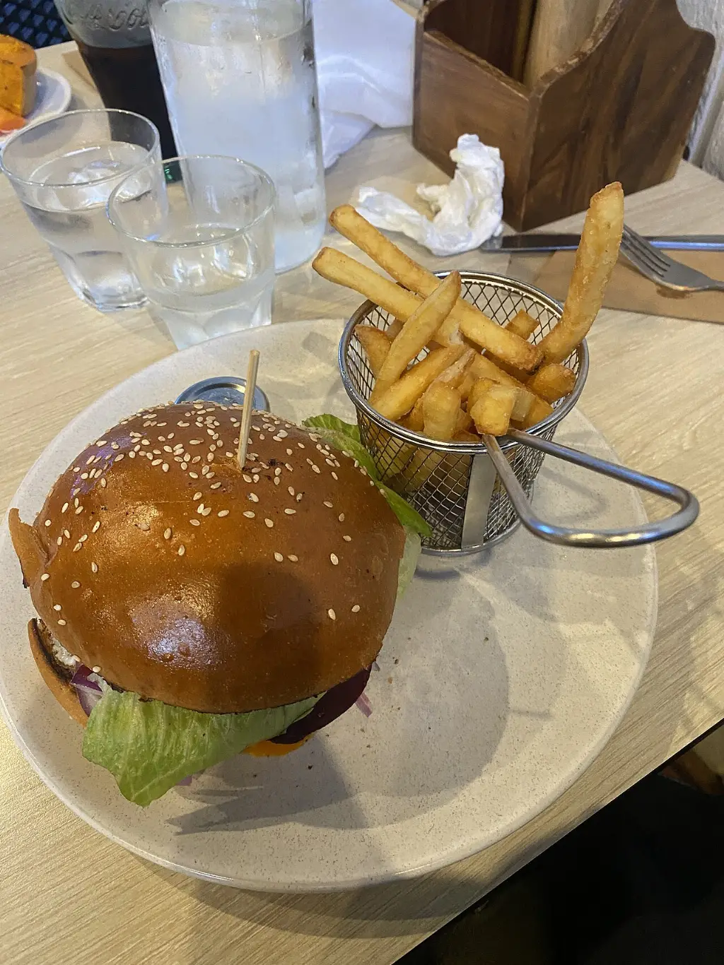 Burger with the lot