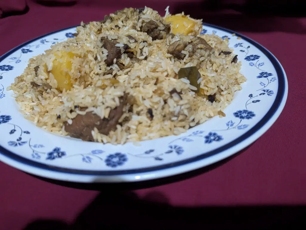 Kacchi biryani
