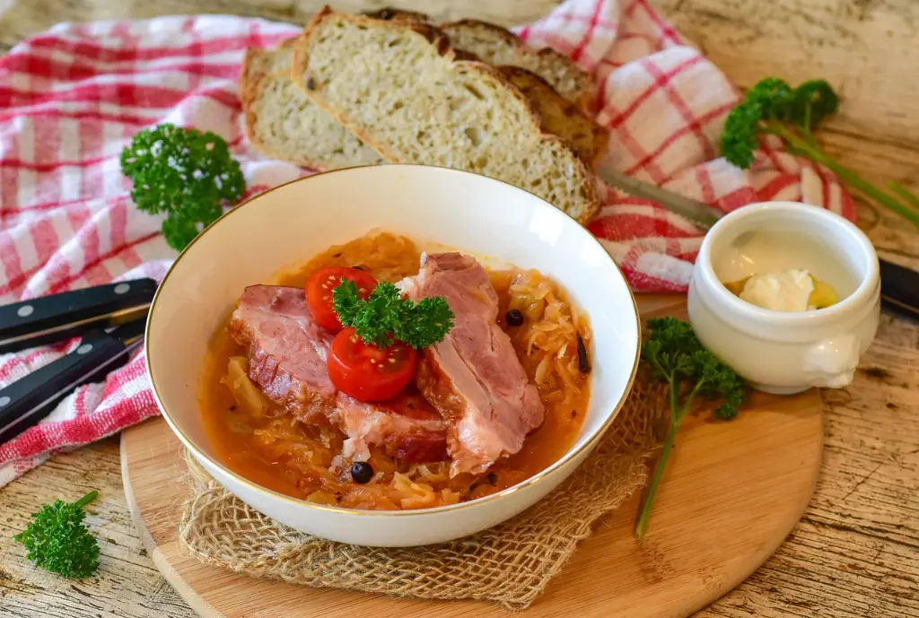 Kasseler mit Sauerkraut