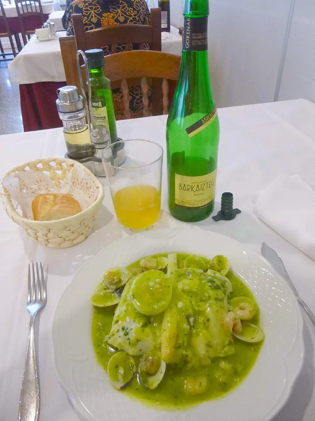 Merluza en salsa verde