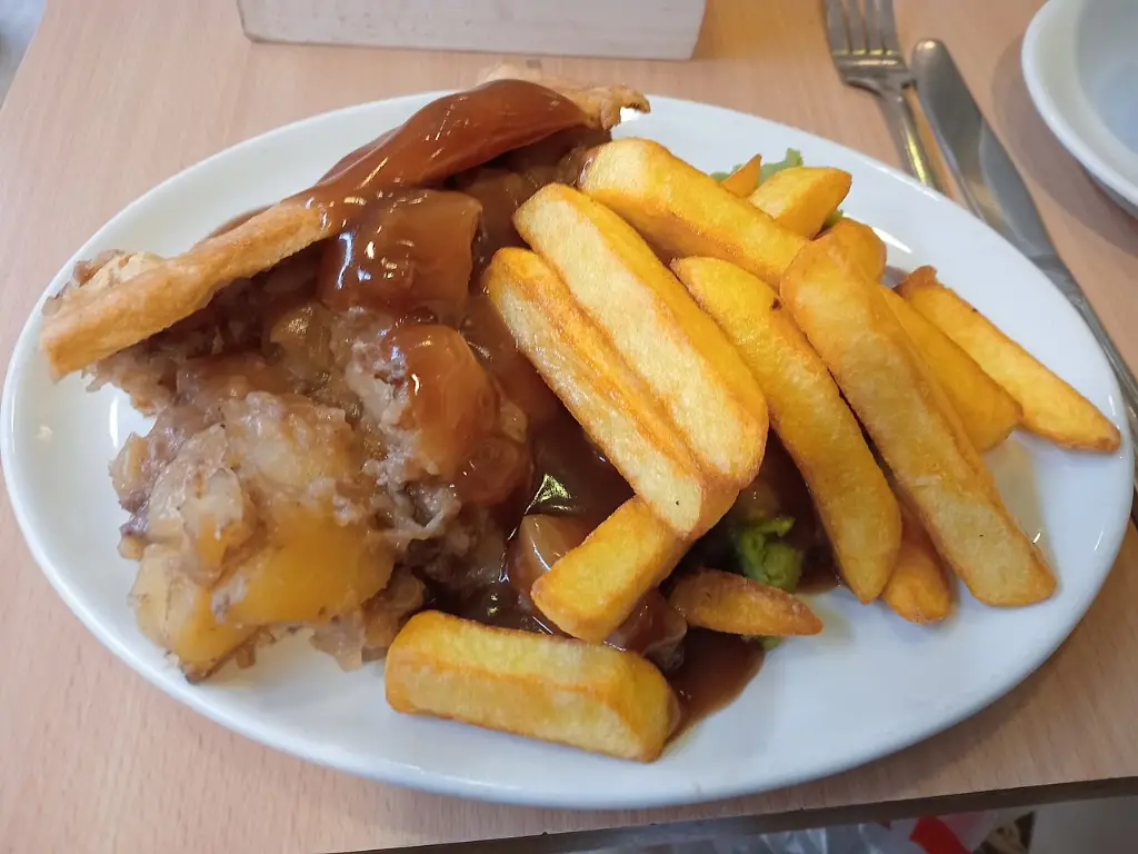Meat and potato pie