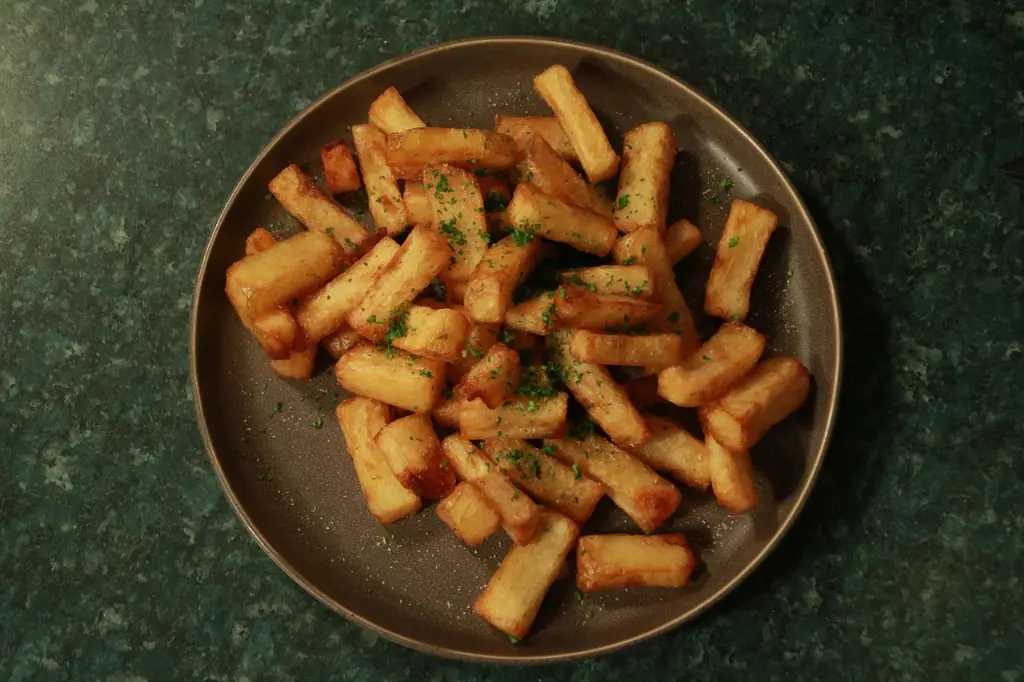 Triple-cooked chips