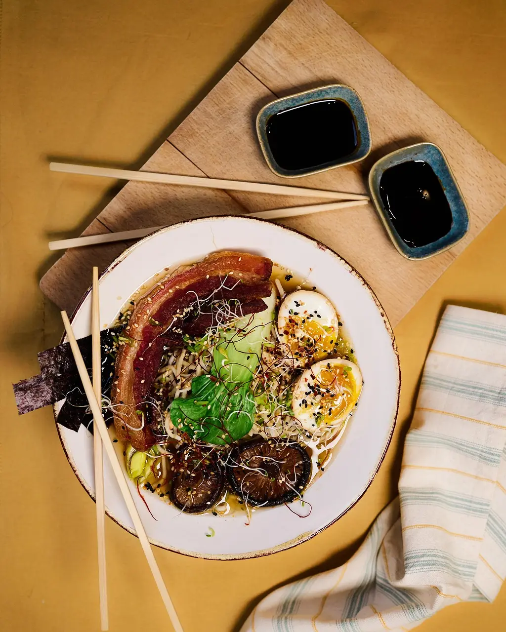 Kurume ramen, Fukuoka, Japonya
