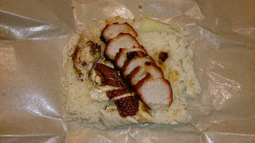 Char siew pilavı