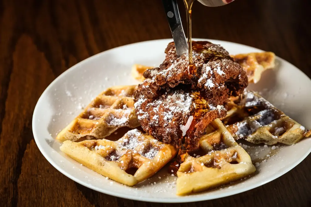 Chicken and waffles