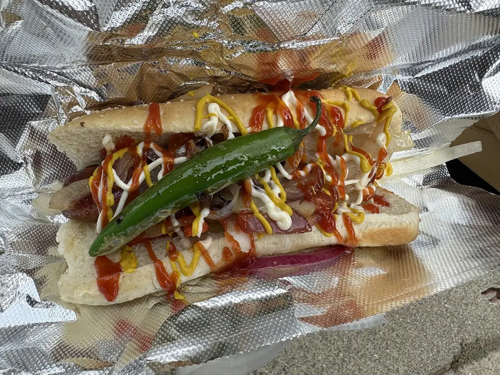 Sonoran hot dog