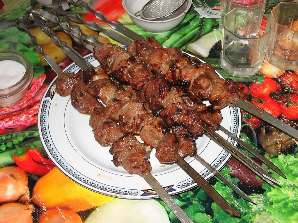 Shashlik, Özbekistan
